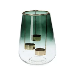 HOMLA Lampion Galia Szklany 15X20 Cm