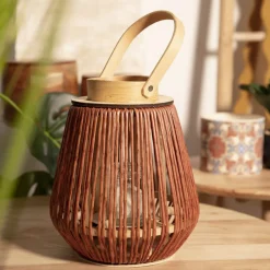 HOMLA Lampion Garnitto Naturalny 10,5X26 Cm