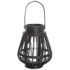 HOMLA Lampion Garten Maly Czarny 14X17 Cm