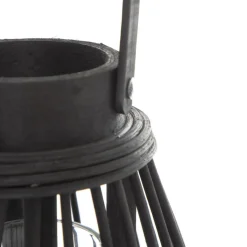 HOMLA Lampion Garten Maly Czarny 14X17 Cm