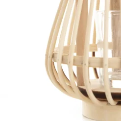 HOMLA Lampion Garten Maly Naturalny 14X17 Cm