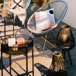 HOMLA Lampion Masaya Ogródowy 15X11X61 Cm