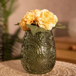 HOMLA Lampion Rosas Szklany 12X15 Cm