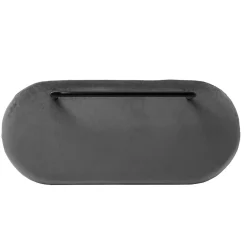 HOMLA Lawka Ina Welurowa Szara 95X45X61 Cm