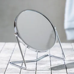 HOMLA Lusterko Enit Srebrne 19X12X20 Cm