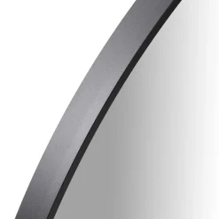 HOMLA Lustro Elora Okragle Czarne 80X80 Cm