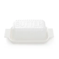 HOMLA Maselniczka Felis Porcelanowa Biala 22X13X7 Cm