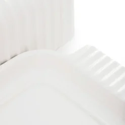 HOMLA Maselniczka Felis Porcelanowa Biala 22X13X7 Cm