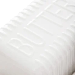 HOMLA Maselniczka Felis Porcelanowa Biala 22X13X7 Cm