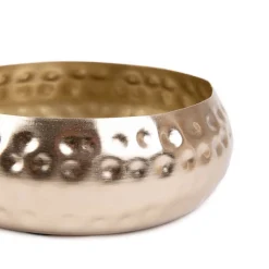 HOMLA Misa Dekoracyjna Dritto Mlotkowana Zlota 12X12X4,5 Cm