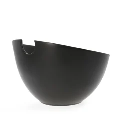 HOMLA Misa Mooka Do Salat Ceramiczna Z Przyborami Czarna 24 Cm