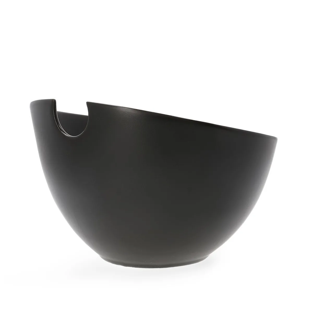 HOMLA Misa Mooka Do Salat Ceramiczna Z Przyborami Czarna 24 Cm