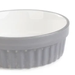 HOMLA Miska Catty Dla Kota Z Rybka Szara 12X4 Cm