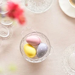 HOMLA Miska Fabero Szklana Kura 11X14X7 Cm