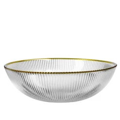 HOMLA Miska Megalo Ze Zlotym Rantem 25X7 Cm
