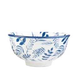 HOMLA Miska Navia Granatowa W Listki 12 Cm