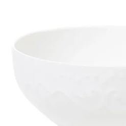 HOMLA Miska Sylia Biala Z Ornamentem 15 Cm