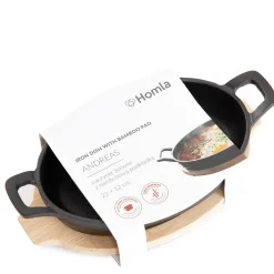 HOMLA Naczyńie Andreas Żeliwne Z Podstawka S 22X12 Cm