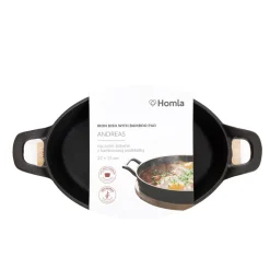 HOMLA Naczyńie Andreas Żeliwne Z Podstawka M 27X15 Cm