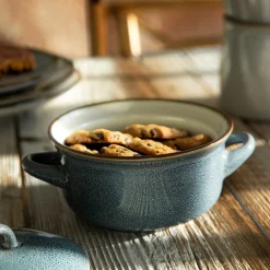 HOMLA Naczyńie Do Zapiekania Larisa Z Pokrywka Szare 0,5 L