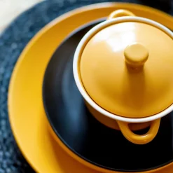 HOMLA Naczyńie Do Zapiekania Tineo Z Pokrywka Czarne 0,35 L