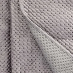 HOMLA Narzuta Zemi Welurowa Szara 200X220 Cm