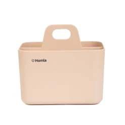HOMLA Organizer Delyth Plastikowy Rozowy Maly 15X10,8X13,5 Cm