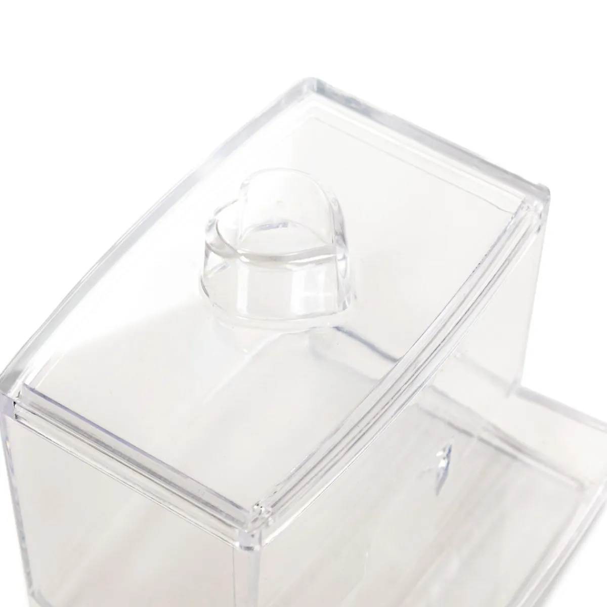 HOMLA Organizer Falsa Transparentny 8,7X7X8 Cm