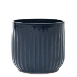 HOMLA Oslonka Na Doniczke Dash Granatowa 14X13 Cm