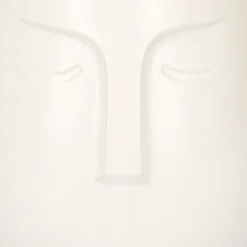 HOMLA Oslonka Na Doniczke Face Biala 14X15 Cm