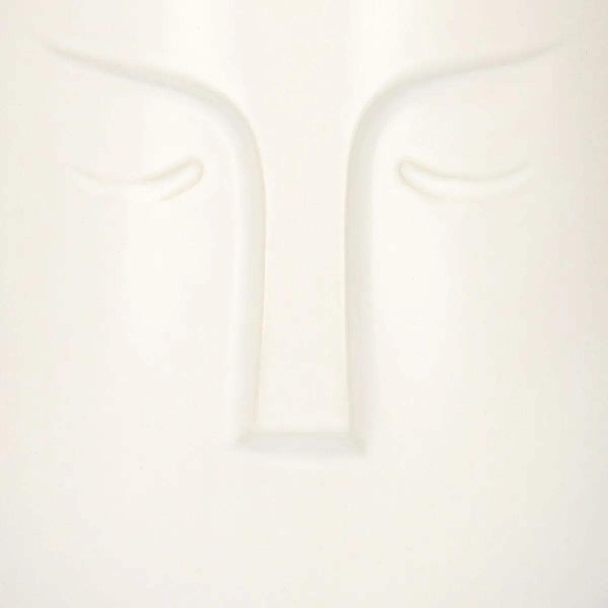 HOMLA Oslonka Na Doniczke Face Biala 14X15 Cm