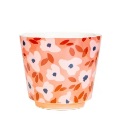 HOMLA Oslonka Na Doniczke Floral Aura W Kwiaty 13X13X11 Cm