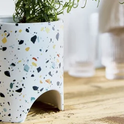 HOMLA Oslonka Na Doniczke Lastriko We Wzor Lastryko 14X14X15 Cm