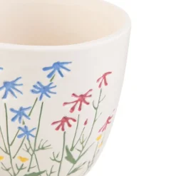 HOMLA Oslonka Na Doniczke Meadow W Kolorowe Kwiaty 13X12X11 Cm