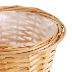 HOMLA Oslonka Na Doniczke Saule Wiklinowa Naturalna 16X13 Cm
