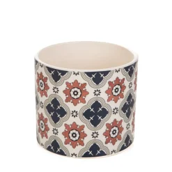 HOMLA Oslonka Na Doniczke Storia We Wzor Azulejo 13X13X11 Cm