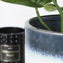 HOMLA Oslonka Soleto Ceramiczna Granatowa 15X15X15 Cm