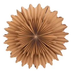 HOMLA Ozdoba Papierowa Z Ledem Shallow Naturalna 50 Cm