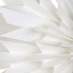 HOMLA Ozdoba Papierowa Z Ledem Shallow Biala 100 Cm