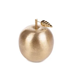 HOMLA Ozdoba Stojaca Girona Jablko Zlote 14X14X15