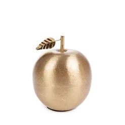 HOMLA Ozdoba Stojaca Girona Jablko Zlote 14X14X15