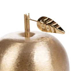 HOMLA Ozdoba Stojaca Girona Jablko Zlote 14X14X15