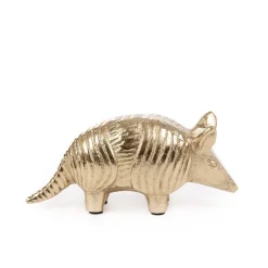 HOMLA Ozdoba Stojaca Girona Pancernik Zloty 16X6X7 Cm