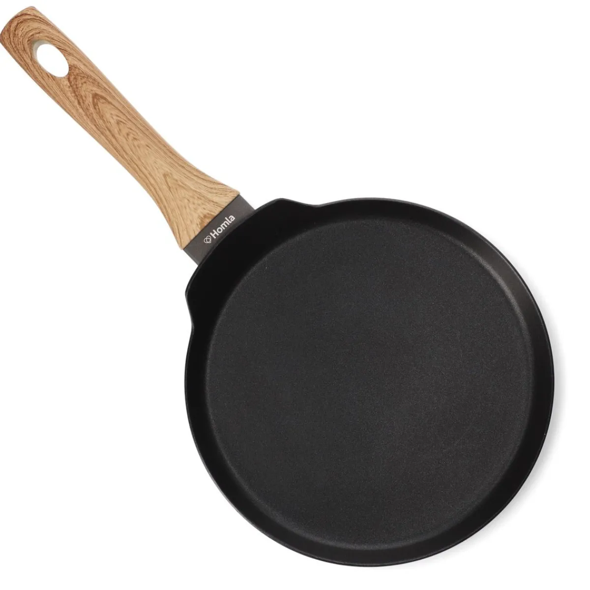 HOMLA Patelnia Albero Nalesnikowa Czarna 24 Cm