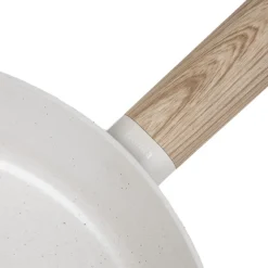 HOMLA Patelnia Loreburn Z Powloka Ceramiczna Smietankowa 28 Cm