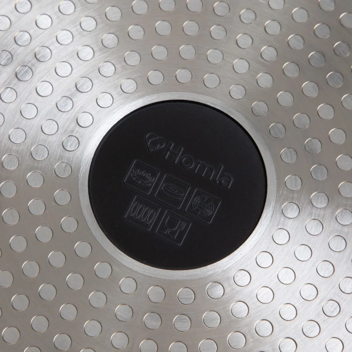 HOMLA Patelnia Tristan Z Powloka Ceramiczna Ilag Czarna 24 Cm