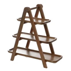 HOMLA Patera Mooka Do Serwowania 3-Poziomowa 39,5X38,5Cm