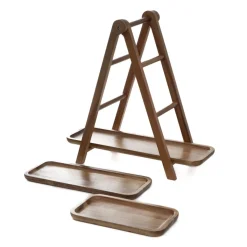 HOMLA Patera Mooka Do Serwowania 3-Poziomowa 39,5X38,5Cm