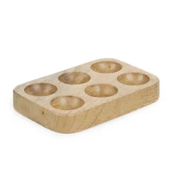 HOMLA Patera Rego Drewniana Na Jajka Mala 11X16 Cm