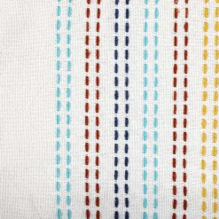 HOMLA Pled Cadas Bawelniany Z Niebieskim Wzorem 130X170 Cm